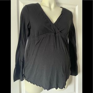 Old navy black maternity top s